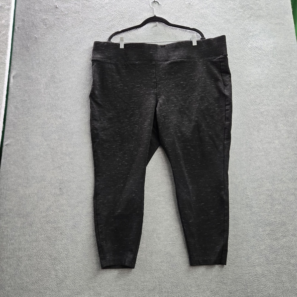 Torrid Women Pants 4R Black Nylon Polyester Dress Pants Pixie Pants Slim 23"